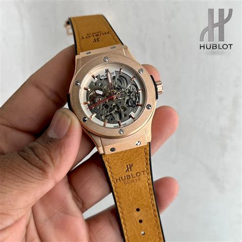 hublot geneve black red|hublot geneve automatic watch price.